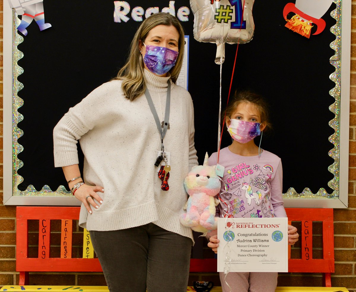 WeAreHTSD's tweet image. 📣 Congratulations to @HTSD_Sayen 1️⃣st grader Audrina Williams 🏆 🦁

Audrina is a Mercer County winner in the Nat&apos;l @NJPTA Reflections Primary Div. Dance Choreography category 
➡️ state level competition! 

@ScottRRocco @HTSDSecondary @VasilDiana @LauraGeltch 

#HTSD #HTSDPride
