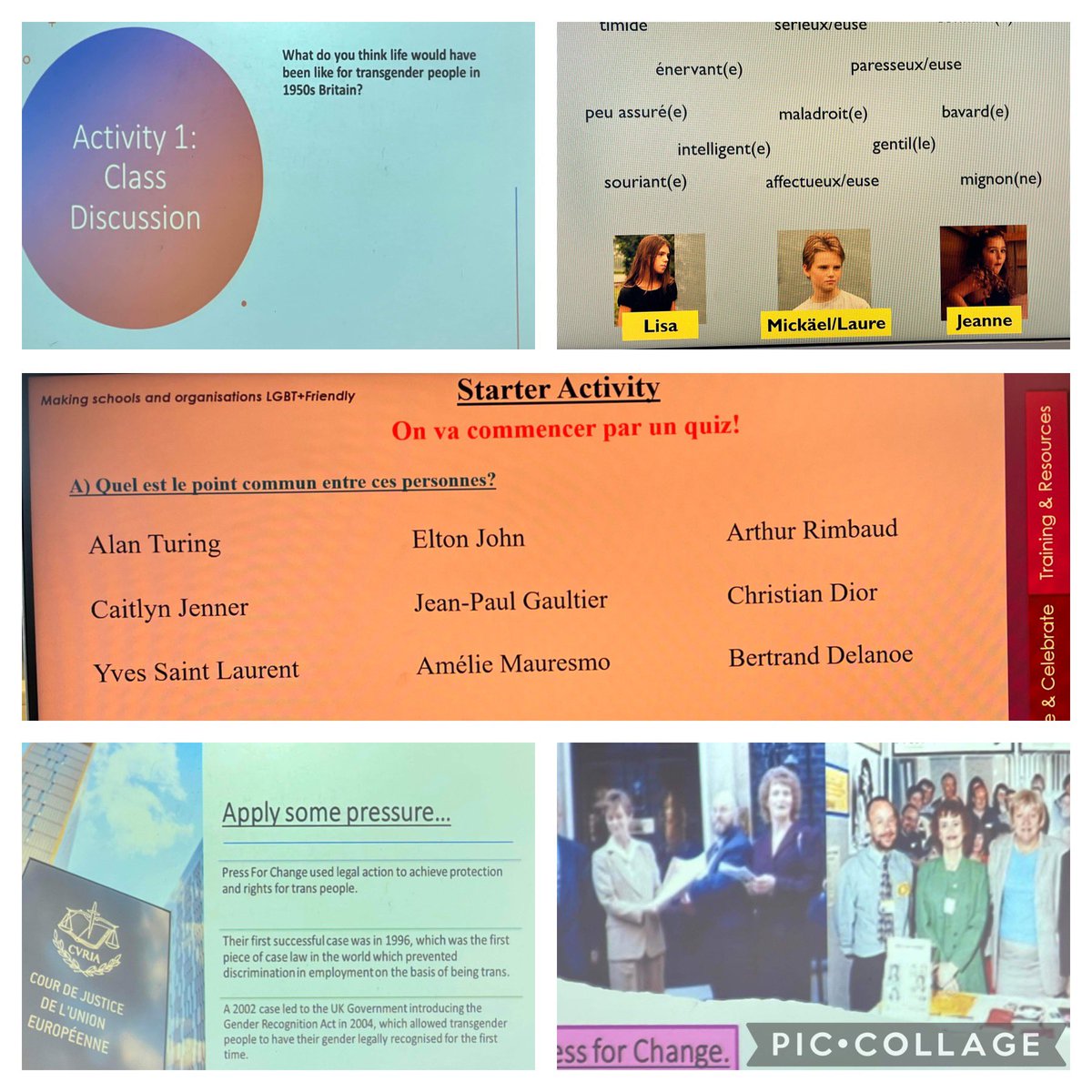 Some amazing #LGBTHM22 learning has been taking place in our lessons this week! @LochendHigh <a href="/LGBTYS/">D Geddes</a>