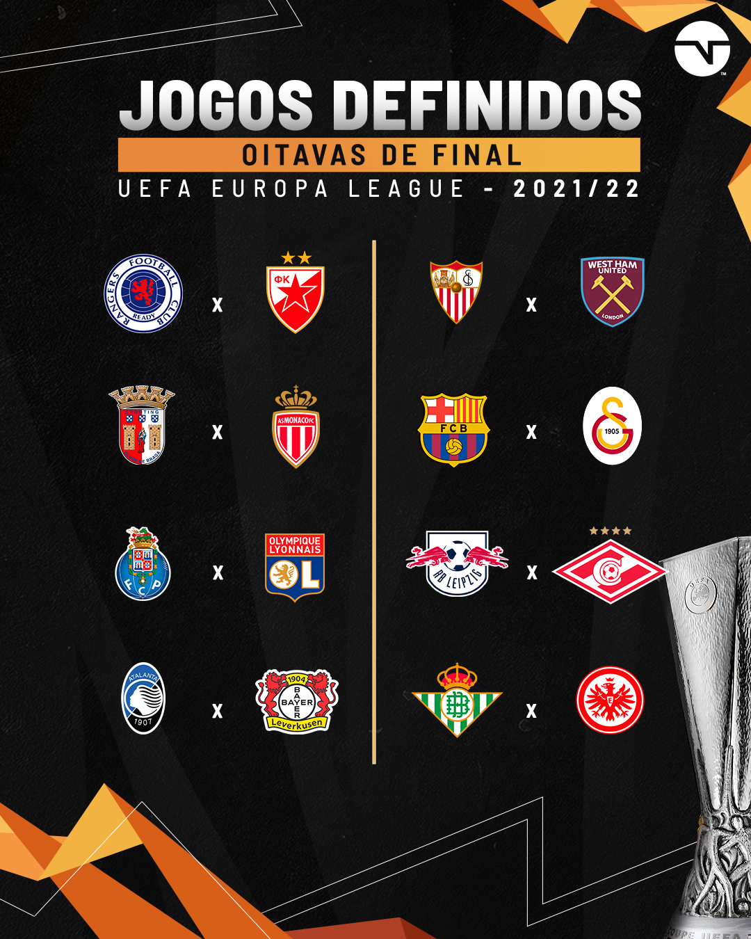 Jogos da Europa League hoje, quinta-feira, 13 de abril 2023