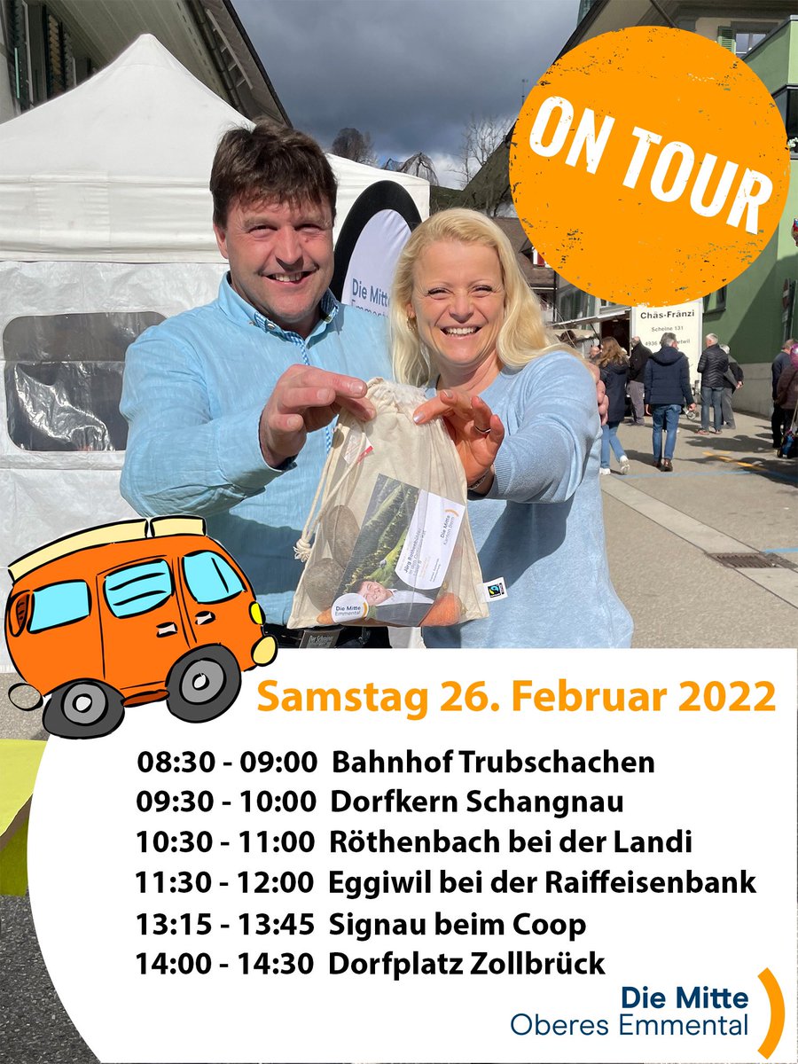 Wir sind morgen unterwegs…