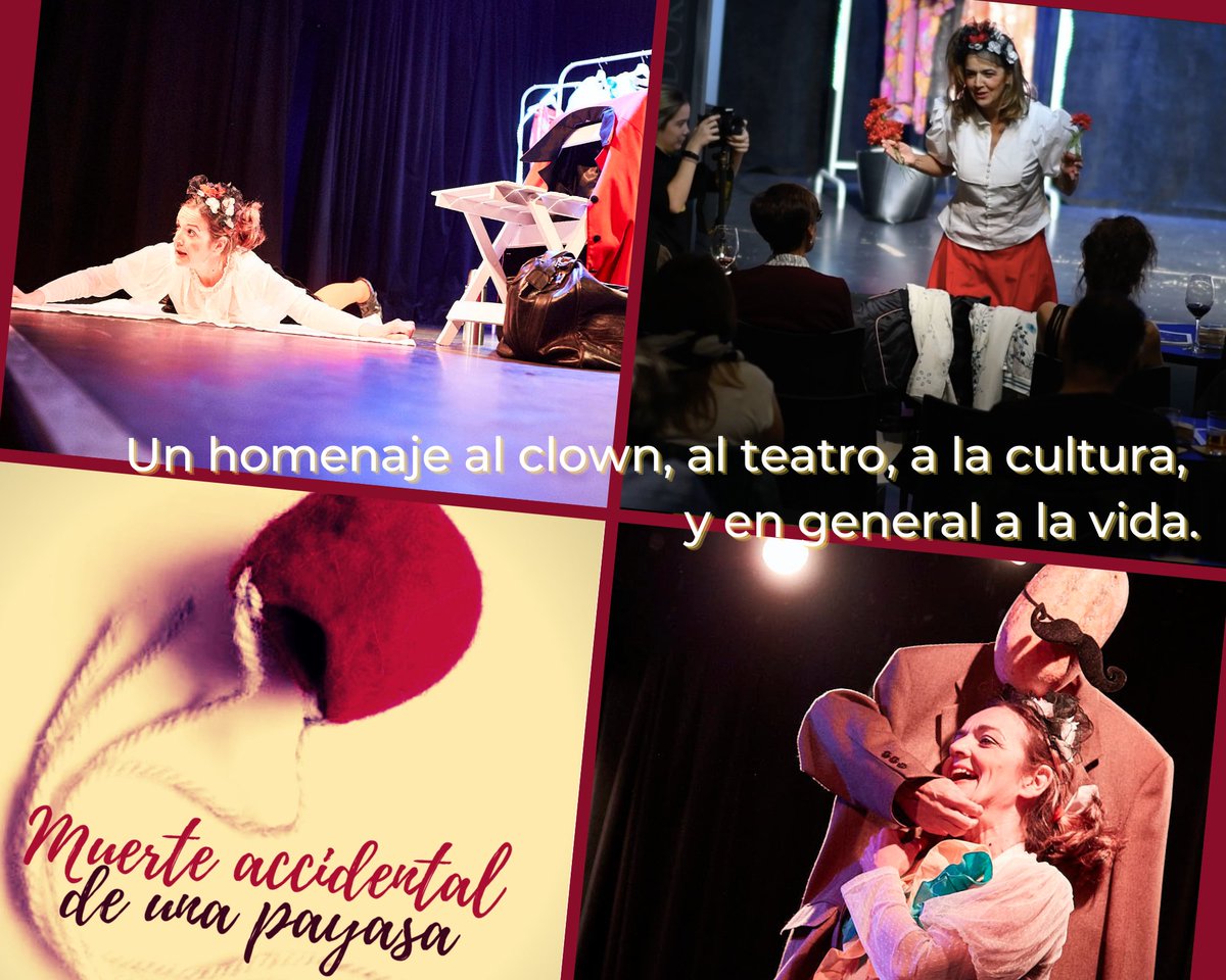 "Las razones conspiran contra la razón"
Muerte accidental de una payasa. Escrita y dirigida por #SergioArtero
Todos los sábados de marzo a las 20.30h en <a href="/Bululu2120/">Bululu2120</a> <a href="/Metidosenobras/">Metidos en Obras</a> 
No te quedes sin tu entrada!!