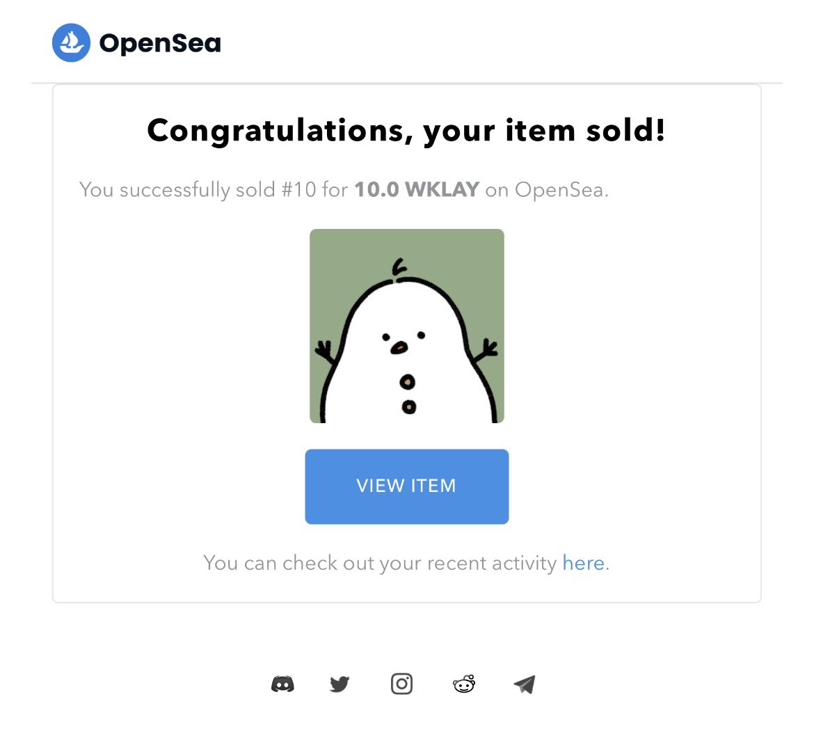 우리 삡삡이에게 첫 주인이 생겼다 삡! 
Thank you for PPEEPPs first holder🐥💛

#NFT #NFTs #nftart #NFTGiveaway #artwork #opensea #OpenSeaNFT