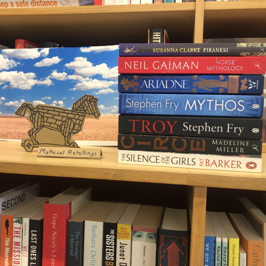 KettsBooks's tweet photo. The classics can be a tough nut to crack but we’ve put together this list of Mythical Retellings to get through to the greatest epics ever told! Check out https://t.co/f8MwWKRaPV to get lost in this labyrinth of legends #curatedbyhumans #bookshopsnotalgorithms https://t.co/RQv9pEuYyZ