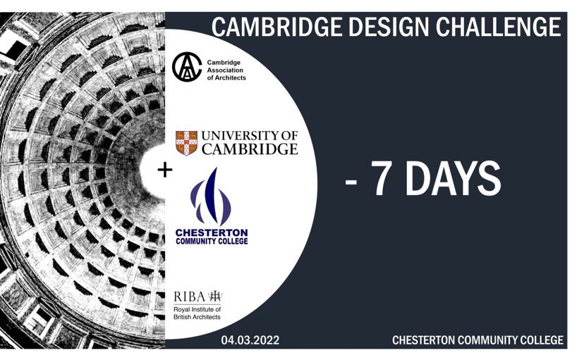 šæšššMargherita Cesca Nelder-Haynes RIBA FRSA (@margher_italy) on Twitter photo Not long now! In the last few months we at CAA Outreach have developed a #design workshop combining #Architecture students from the University of Cambridge and pupils from Chesterton Community College. <a href="/RIBACambridge/">Cambridge Association of Architects</a> <a href="/ChestertonCC/">Chesterton CC</a> <a href="/RIBAEast/">RIBA East</a> <a href="/RIBA/">Royal Institute of British Architects</a> <a href="/arch_cambridge/">Arch Cambridge</a> <a href="/UniCambridge/">Cambridge University</a> Not long now! In the last few months we at CAA Outreach have developed a #design workshop combining #Architecture students from the University of Cambridge and pupils from Chesterton Community College. <a href="/RIBACambridge/">Cambridge Association of Architects</a> <a href="/ChestertonCC/">Chesterton CC</a> <a href="/RIBAEast/">RIBA East</a> <a href="/RIBA/">Royal Institute of British Architects</a> <a href="/arch_cambridge/">Arch Cambridge</a> <a href="/UniCambridge/">Cambridge University</a>