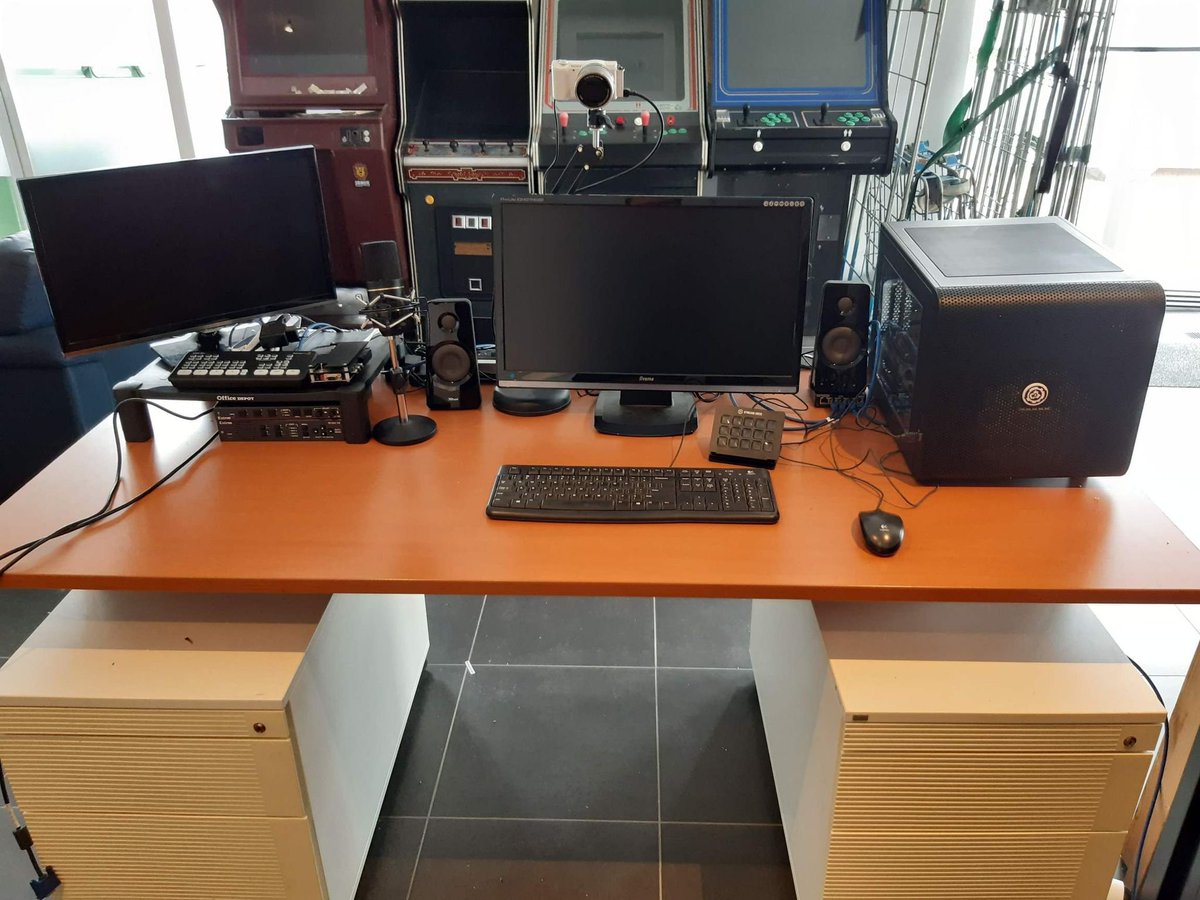 The new streaming location is coming together nicely...