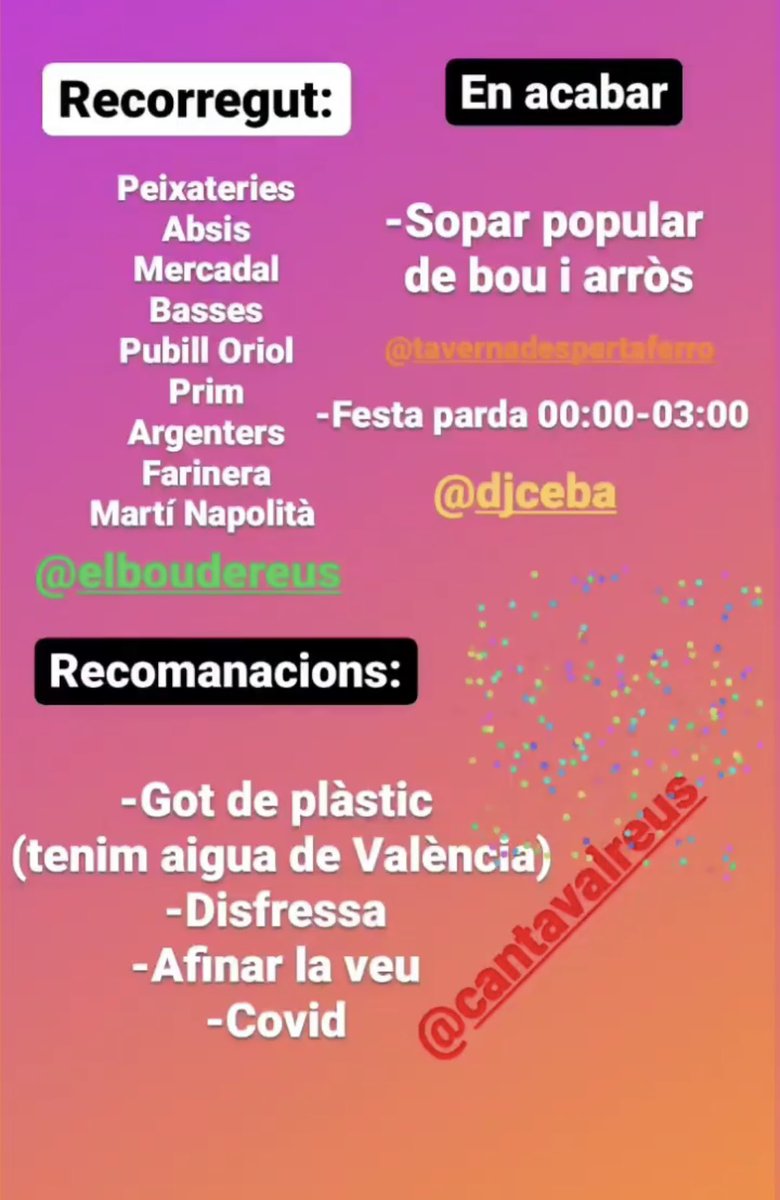 cantaval's tweet photo. Això és avui!! A les 19h a les Peixateries Velles! Disfressats i amb got de festa major, i sobretot preparats per cantar!! #cantaval https://t.co/PfF2TzaCBZ