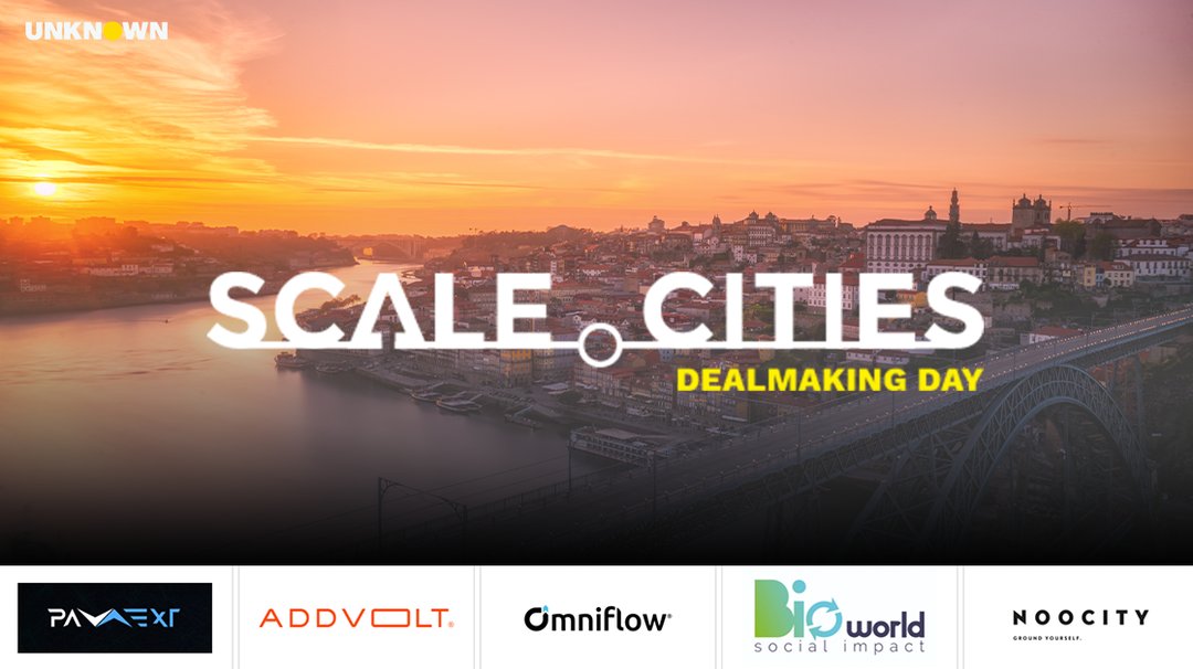 ScaleUp Porto (@scaleupporto) on Twitter photo #DealmakingDay | March 22nd
Check out the shortlisted ground-breaking scaleups in Porto 👇
scalecitiesdealmakingday.com/scaleups/
👉 @AddVolt_ (Mobility)
👉 <a href="/Bioworld_Co/">Bioworld - Social Impact, Lda</a> (Waste)
👉 <a href="/Noocity_Co/">Noocity</a> (Food)
👉 Omniflow (Energy)
👉 <a href="/Pavnext_tech/">Pavnext</a> (Mobility)
<a href="/ScaleCities/">SCALE.CITIES</a> #DealmakingDay | March 22nd
Check out the shortlisted ground-breaking scaleups in Porto 👇
scalecitiesdealmakingday.com/scaleups/
👉 @AddVolt_ (Mobility)
👉 <a href="/Bioworld_Co/">Bioworld - Social Impact, Lda</a> (Waste)
👉 <a href="/Noocity_Co/">Noocity</a> (Food)
👉 Omniflow (Energy)
👉 <a href="/Pavnext_tech/">Pavnext</a> (Mobility)
<a href="/ScaleCities/">SCALE.CITIES</a>