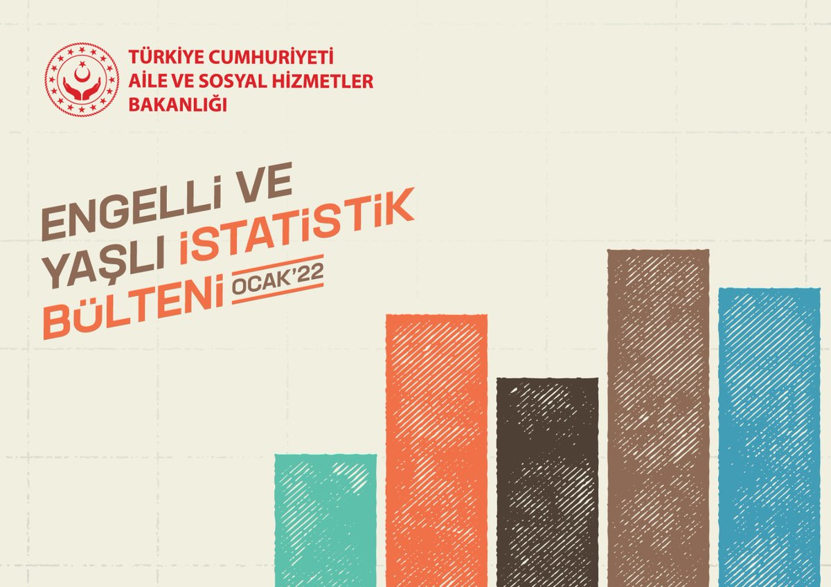 Engelli ve Yaşlı İstatistik Bülteni Ocak 2022-Sayısı Yayınlandı.
Bültene aşağıdaki linkten ulaşabilirsiniz 👇
aile.gov.tr/media/98625/ey…
<a href="/tcailesosyal/">T.C. Aile ve Sosyal Hizmetler Bakanlığı</a> 
<a href="/deryayanikashb/">Derya Yanık</a>