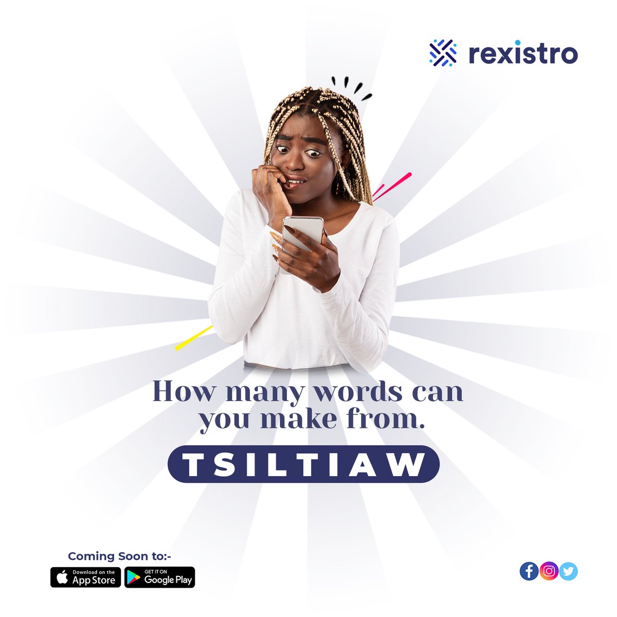 Let's know what word(s) you can make out in the comment section. 😁

rexistro.com/waitlist

#Friday #tgif #games #accountingmadeeasy #finance #bookkeeping #weekendvibes #rexistro