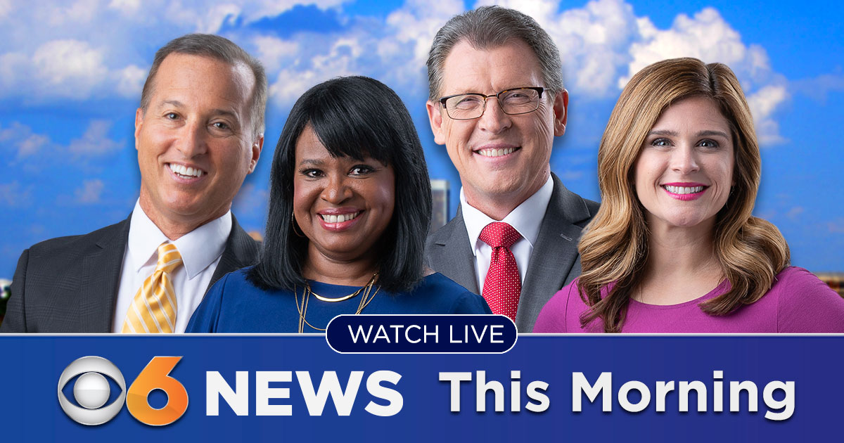 LIVE: Watch @CBS6 News at 6:30 a.m. with @RobCardwellCBS6 and @RebaCBS6 on TV or you can watch on Android TV, Apple TV, Amazon Fire or Roku. Search: WTVR Richmond https://t.co/qGXadLQrWt