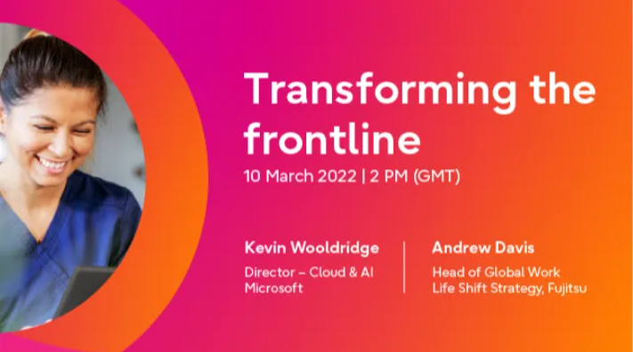 Fujitsu_NL's tweet photo. In this webinar we will be discussing how leaders can support frontline workers and ensure they can prosper in the hybrid working world. Register for 10 March 15.00 CET: https://t.co/4AsG9VnzMw and uncover challenges business leaders need to address. #WorkLifeShift #AI #cloud https://t.co/y6TSePO45Y