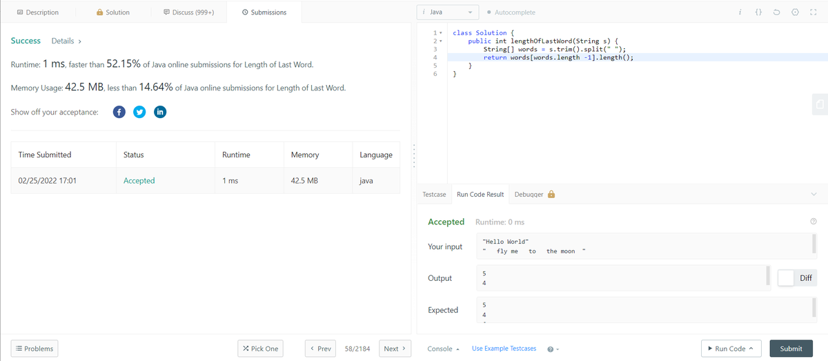 Rakshit2341997's tweet photo. Day 77 of #365daysofcode  with 
@scaler_official
Solved Leetcode Problem.
#scalerdiscord 
#scalerLearning 
#codewithscaler 
#codechallenge
#scaler_official https://t.co/TokQzDM6AK