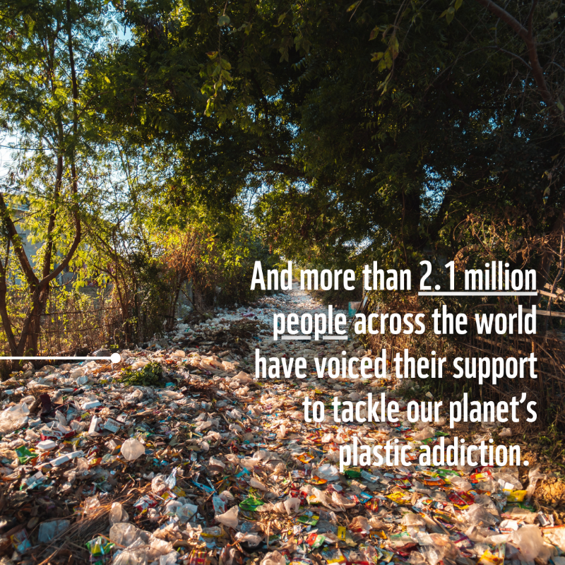 WWF's tweet photo. What we know about the effects of plastic pollution is just the tip of the iceberg.

We CAN #StopPlasticPollution with a #PlasticsTreaty - it’s not too late https://t.co/OF5fqwYt9c

#UNEA #AllEyesOnUNEA