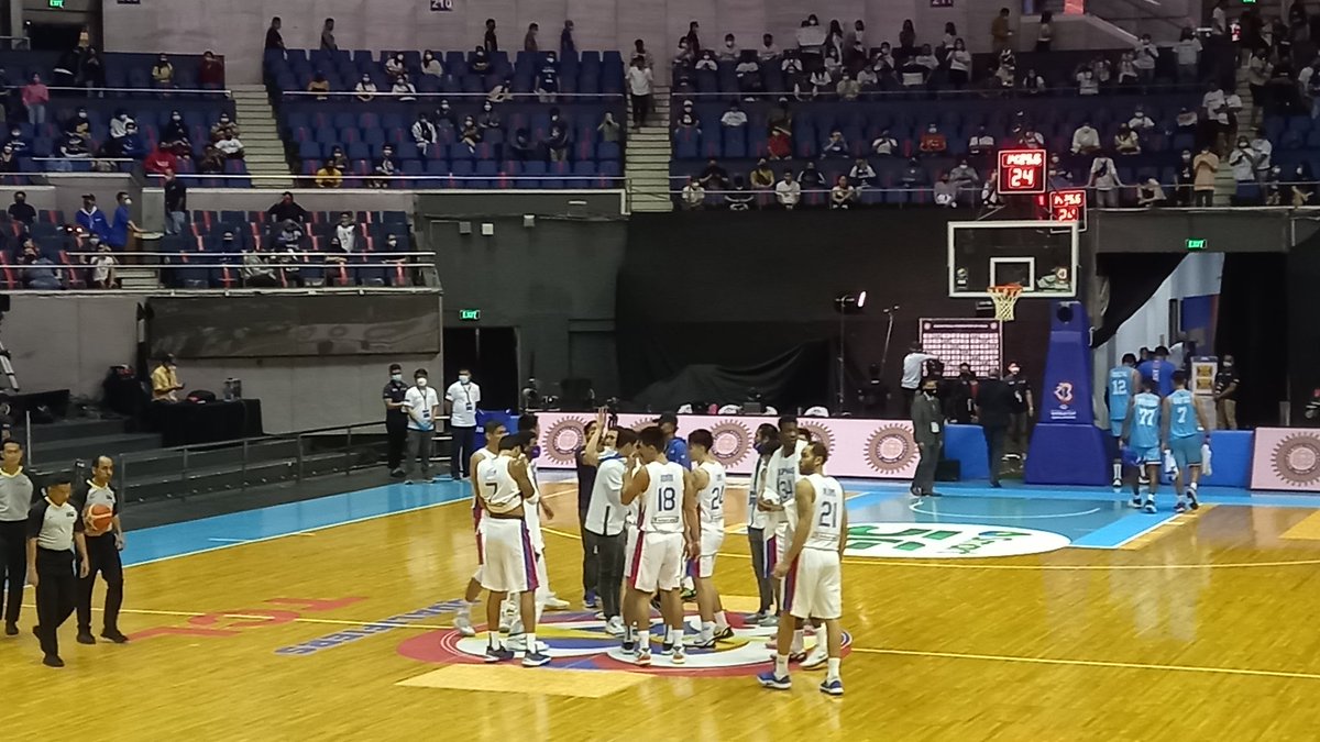 manilaconcerts's tweet photo. End of the game, Gilas Pilipinas beats team India at the FIBA Basketball World Cup Asian Qualifiers here at @TheBigDome.
Final scores:
๐ต๐ญ: 88
๐ฎ๐ณ: 64
#FIBAWC
#MCSSpecialEvents https://t.co/4SZidJPE9U