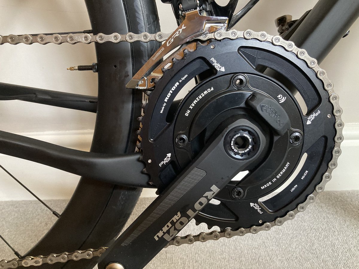 JasmijnMuller1's tweet photo. After 10 years of use, again I opt for German precision &amp; reliability when it comes to a power meter for my new bike. 300hr of battery life, unaffected by wet or cold, fit &amp; forget and now available for subcompact gearing 🙌 #power2max #notsponsored #powermeter #ngeco #gravel https://t.co/8P72hZMv1v