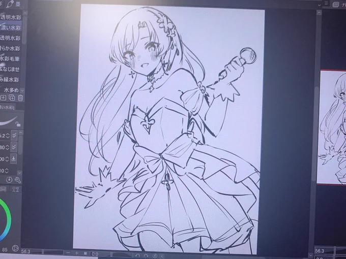 千早ちゃん今日がお誕生日🎂🎉のんびり仕上げます!✏️✨ 