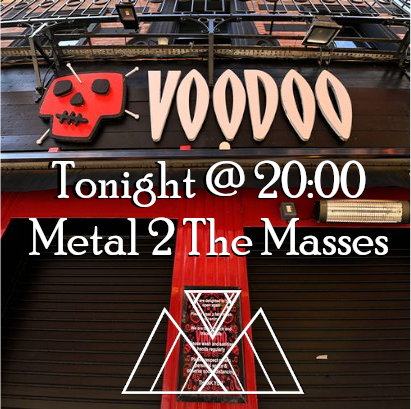 Tonight! We're going to be playing at <a href="/Voodoo_Belfast/">Voodoo Belfast</a>  alongside Gozer the traveller, KOMA, and Dynasty!

Grab your tickets here or at the door: wegottickets.com/event/537226