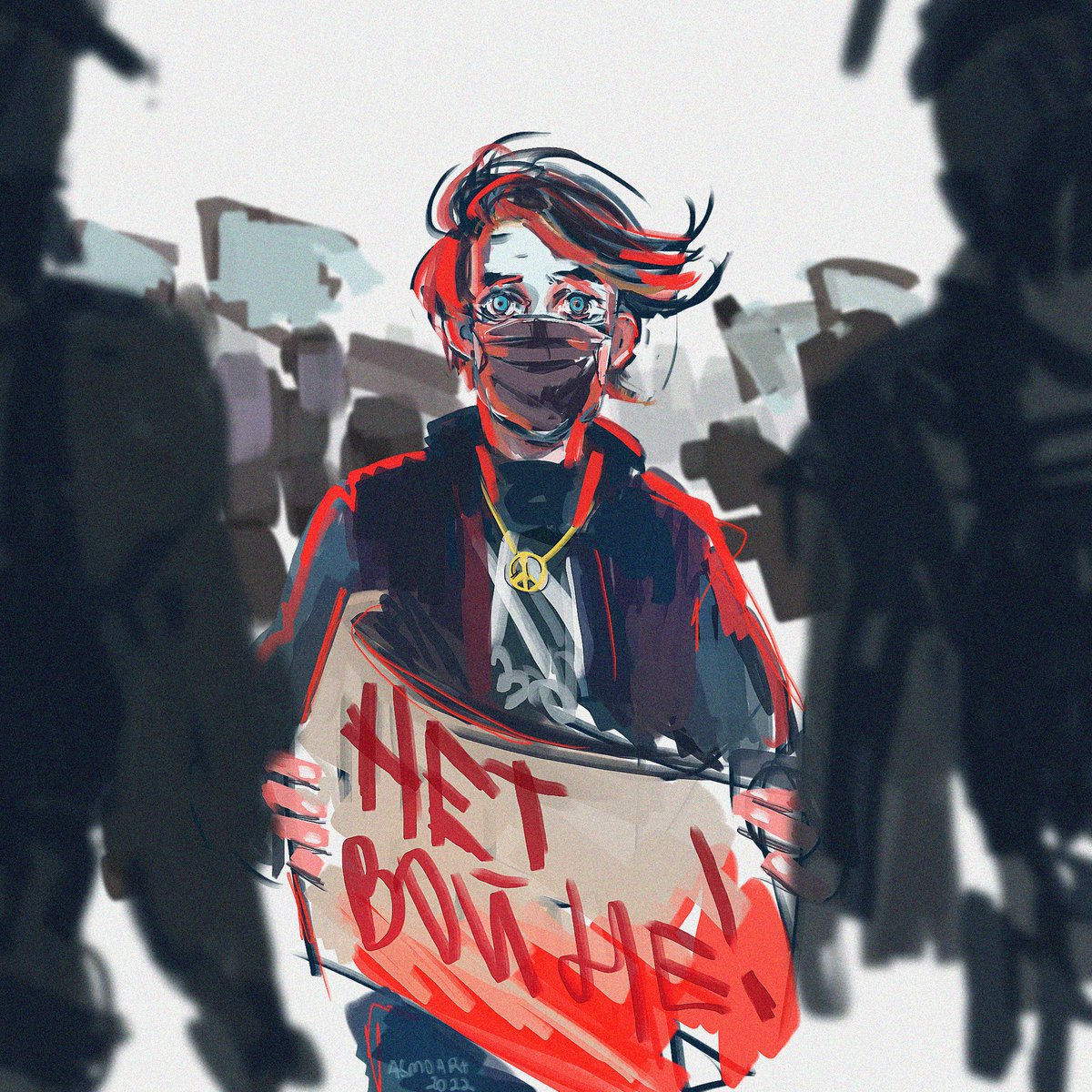 asmoart's tweet photo. #нетвойне #StopWar 

пацифизм - новый экстремизм https://t.co/NmLB8HD42c