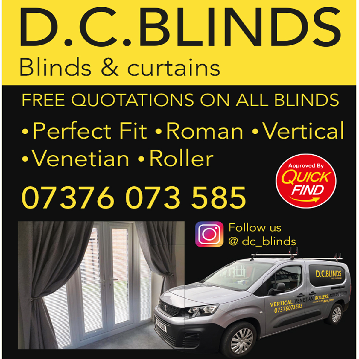 Perfect blinds or curtains can make a room warmer, stylish with less echo..D.C. Blinds have a huge collection and give expert advise on which would give you the look &amp; feel your after. quickfinddirectories.co.uk/listing/d.c.-b… #perfectfitblinds #romanblinds #verticalblinds #venetianblinds