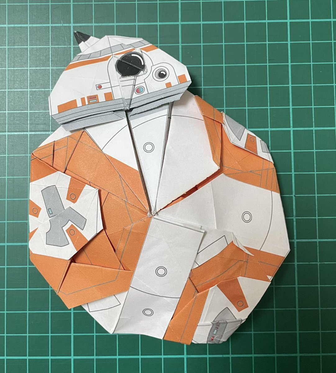BB-8 from the Book „Star Wars Origami“ by Karol Kafarski, folded by me.
#origami #hachetteheroes