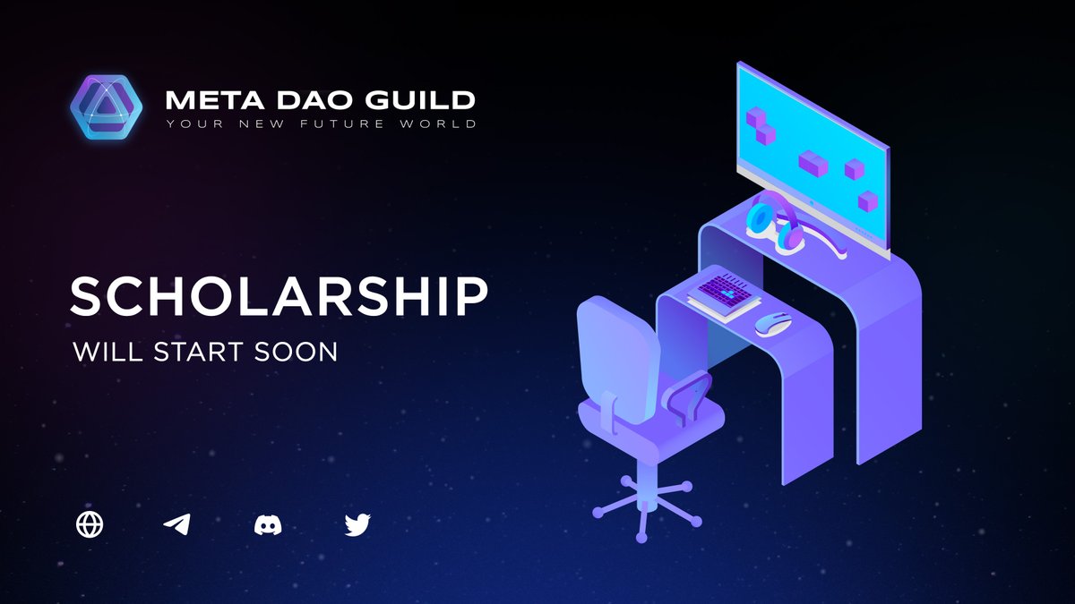 MetaDAOGuild's tweet photo. ✅We have completed the processing of applications and choose participants for the 1st Scholarship team.
🎮Now Scholars are undergoing training and in a few days they will have access to gaming NFTs and start earning on p2e games.
🔥Stay tuned!
#gamefiguild #community #P2E https://t.co/X4t30sRSeS