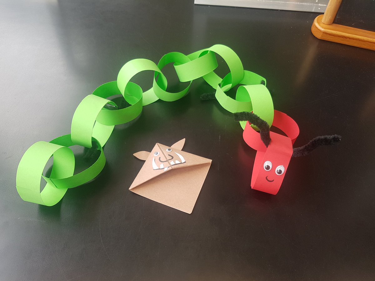 Are you excited for #WorldBookDay next week? Get ready to celebrate with a craft session at #Parr Library on Monday 28th at 4pm where you can make your own paper chain #VeryHungryCaterpillar and #TheGruffalo corner bookmark. 🐛