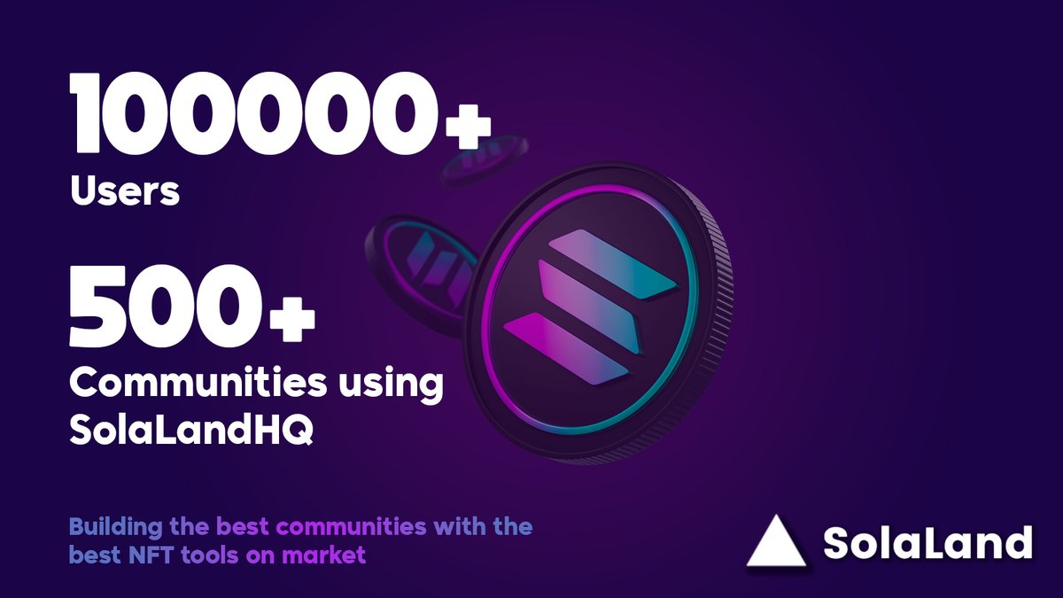 We appreciate you guys who trust and use our service! 🔥

This is just the beginning 🚀

Thanks all 500 communities and 100,000 users 💜