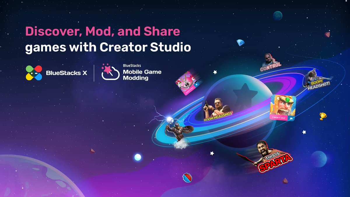 bluestacksinc's tweet photo. BlueStacks Creator Studio.
designed for Creators. Gamers. Memers! 😎

Try it Now!
🔗https://t.co/6gVnQOkcJT

#Modverse #BlueStacks #MobileGameModding https://t.co/RpAv1vaRyK