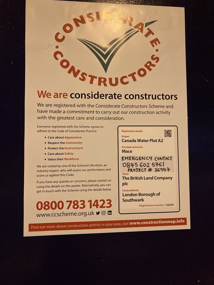 @VMMChamberlain @HothfieldPlace @VolanteNick @LibDemDan @JaneSalmon4 @HamishMcCallum @cllrhumaira @WilliamHoungbo @damian_obr @WHO Thats where they all queue in the mornings from 7am, engines running polluting the air, they call themselves considerate contractors