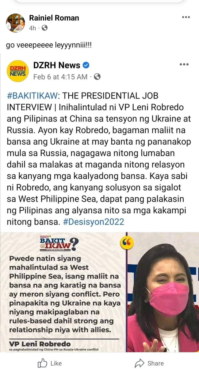 IAm_Baneng's tweet photo. Go veepee leni ha pero nung di mo nakuha comments na gusto mo you turned off the comment section. Eh di kayo lumaban sa China. Lakas ng tama.
#ilusyonada https://t.co/h7XHgkpTnH