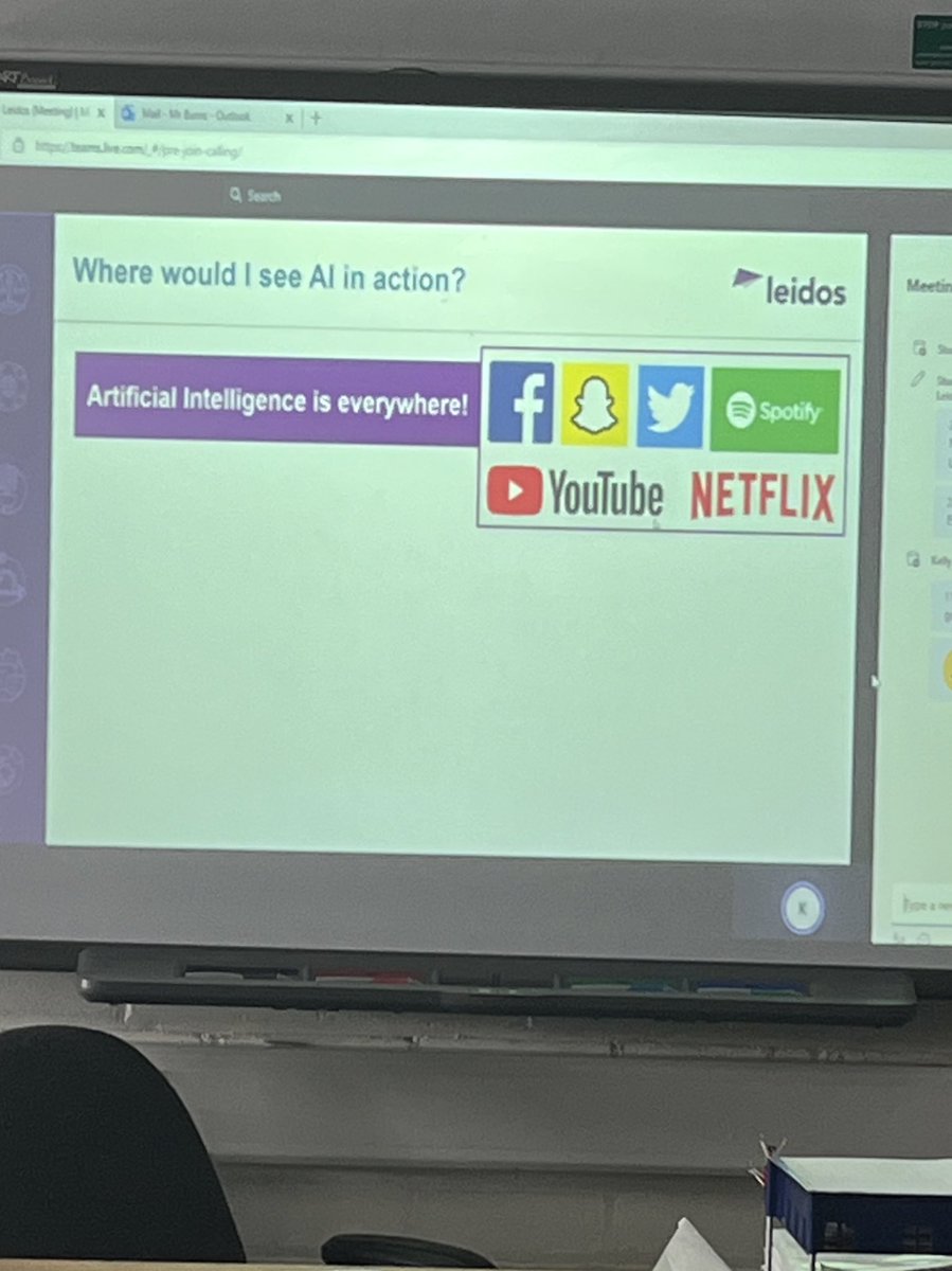 DywKpss's tweet image. Fantastic session from our ‘Digital Critical Friend’  @LeidosInc - discussing a variety of topics surrounding the computing tech and digital industry! Amazing demos and info!🤩💻📡@KingsParkSec @KPSSBusComp @KpssStem @DYWGlasgow