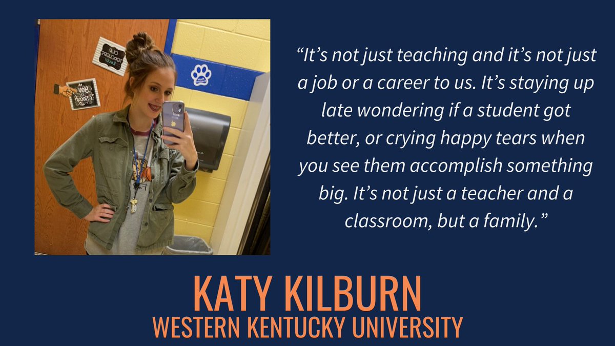 #FutureTeacherFriday Katy Kilburn is studying elementary education at Western Kentucky University. 
We think she’s going to be amazing!