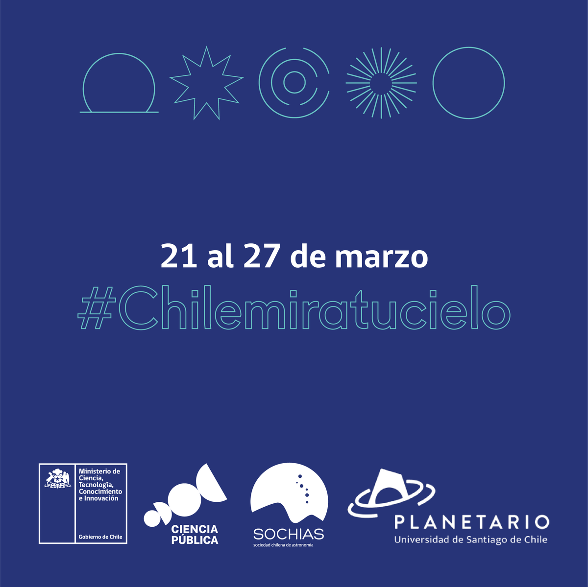 ciencia_cl's tweet photo. ¡Atención instituciones y centros de investigación vinculados a la #astronomía!

Ya pueden ingresar a https://t.co/xmDDj85V81 para inscribir sus actividades y celebrar nuestro cielo el próximo 21 de marzo.
#ChileMiraTuCielo

🗓️El formulario estará disponible hasta el 11 de marzo. https://t.co/H5HjGvLeOm
