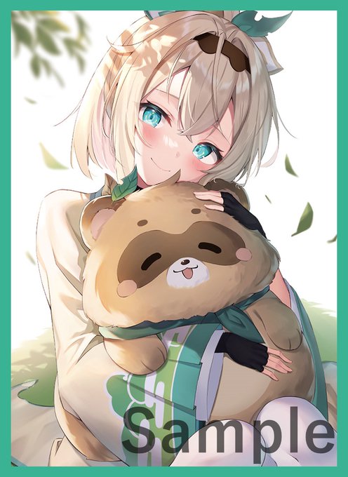 サンクリ新作情報
「いろは」のスリーブとプレイマットになります。イラストはしらかわ様(@shirakawa4869)になります! 