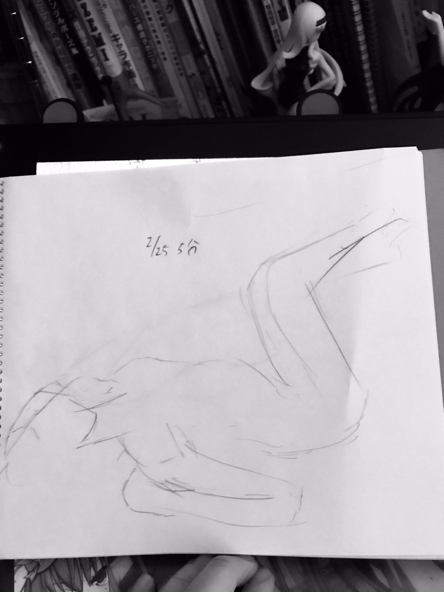 おはようクロッキー#27
今日やべえな・・・。5分のやつとやる気ないなら辞めたら?と言いたくなる酷さ

明日はちゃんと描き切ろう…最低限それからだ

#おはクロ 