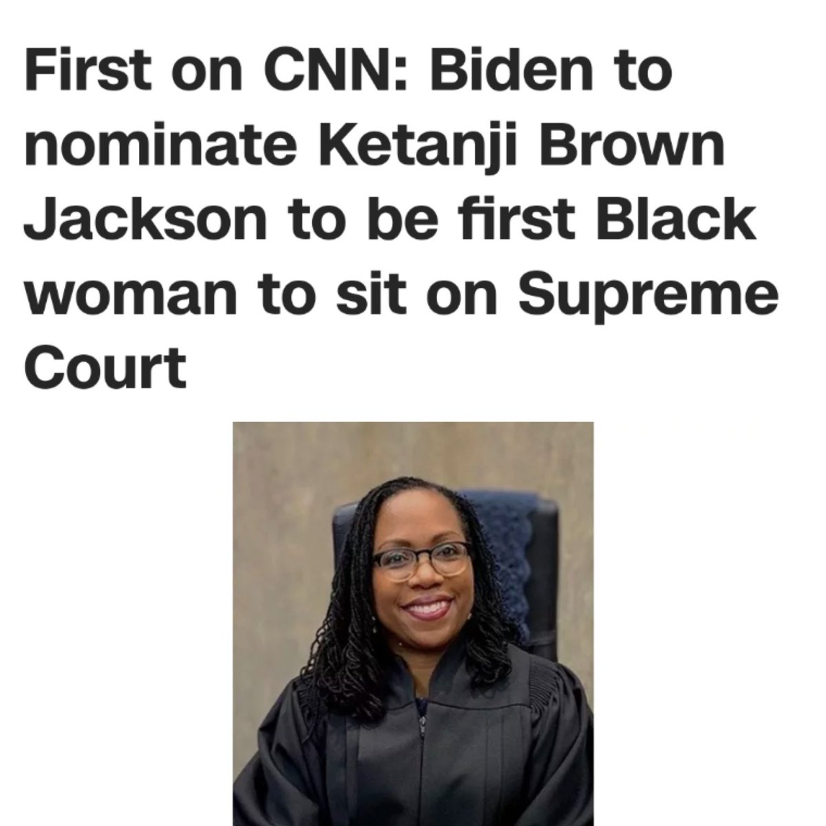Happy #blackhistorymonth‼️ If confirmed, the 51-year-old Ketanji Jackson would be the first Black Woman on the court and also one of the youngest justices. She would bring a wide range of experiences not only as a public defender but also a federal district judge and a member