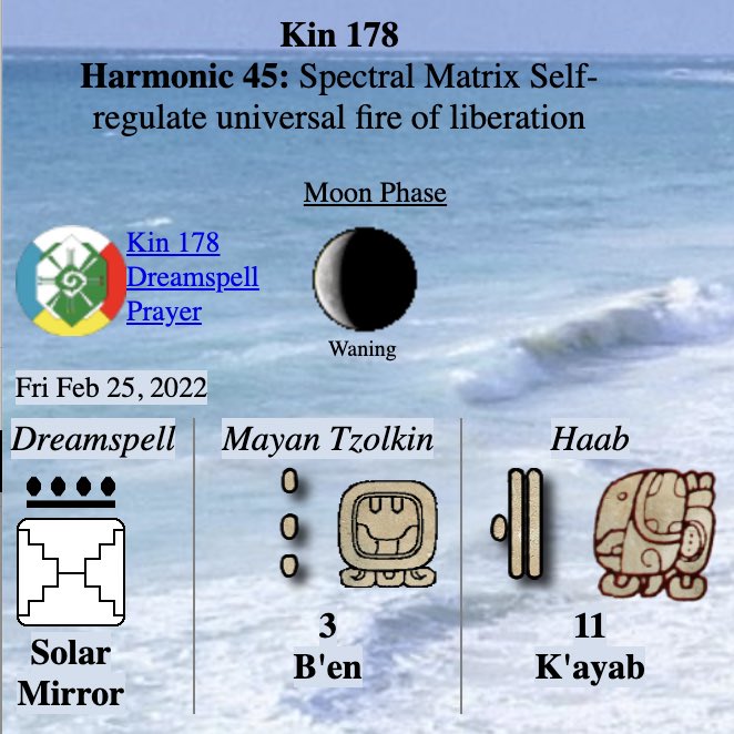 Tex369X's tweet photo. Friday 2.25.2022 - #Kin178
Long Count 0.0.9.5.13
moon:8 day:19
#WHITESOLARMIRROR
Yellow Southern Castle of Giving
I pulse in order to reflect
Realizing order
I seal the matrix of endlessness
With the solar tone of intention
I am guided by the power of timelessness https://t.co/UxqVNAVeuE