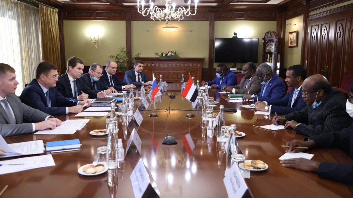 Alexander Novak’s working meeting with Vice President of the Sudan Sovereignty Council Mohamed Hamdan Dagalo government.ru/en/news/44655/