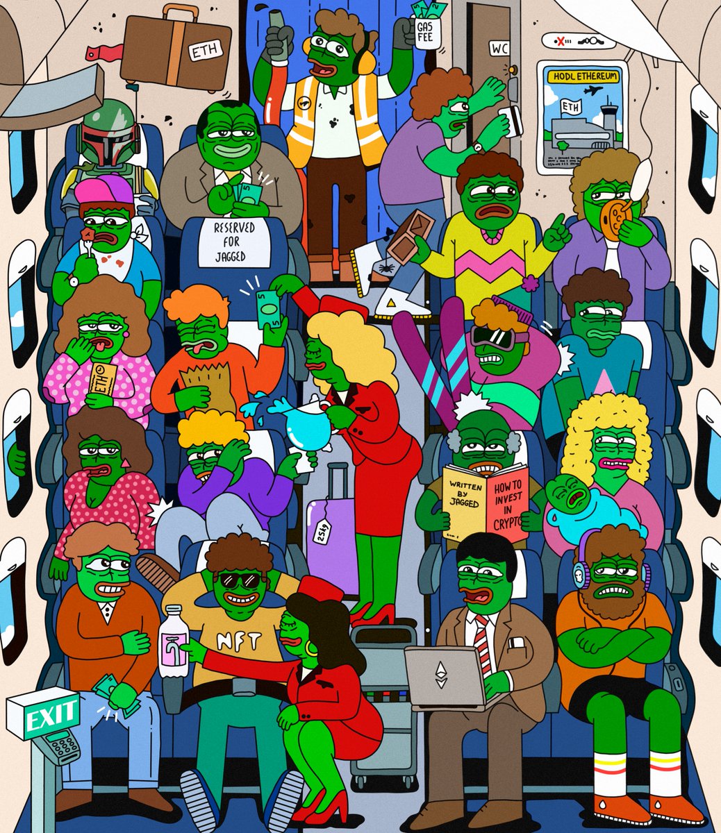 New one Pepe Flight is ready! Check it at @withFND
<a href="/jaggedsoft/">jagged</a> <a href="/jaggedVIP/">SKOPfather</a>
#nft #pepe #pepethefrog #FrogFam #NFTCommunity 
foundation.app/@Gudvin/peps/6