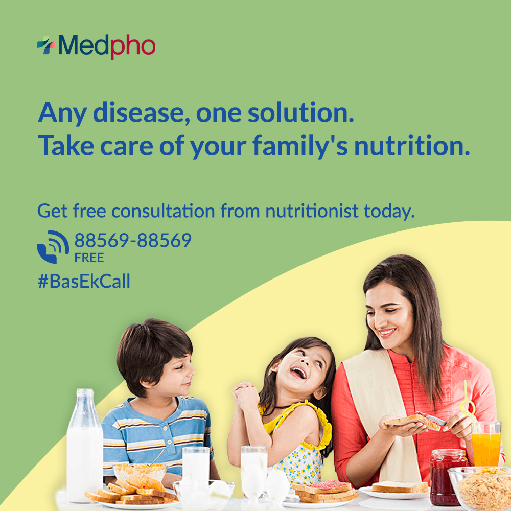 YourMedpho's tweet photo. You must have heard "Khao piyo mast raho". But to stay mast, you need to have the right nutrition. Nutrition is very important to fight and recover from any illness. So take care of your family's nutrition.
Get Free Consultation From Nutritionist Today 📞 88569 88569 #BasEkcall https://t.co/C3VSAWHpnW