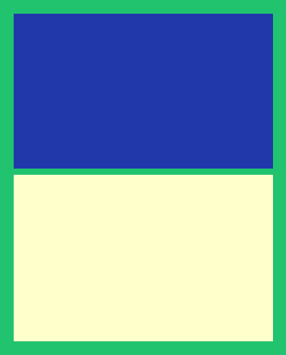 Rothko_Bot's tweet image. No. 14151 (Sapphire and Ivory on Algae Green)