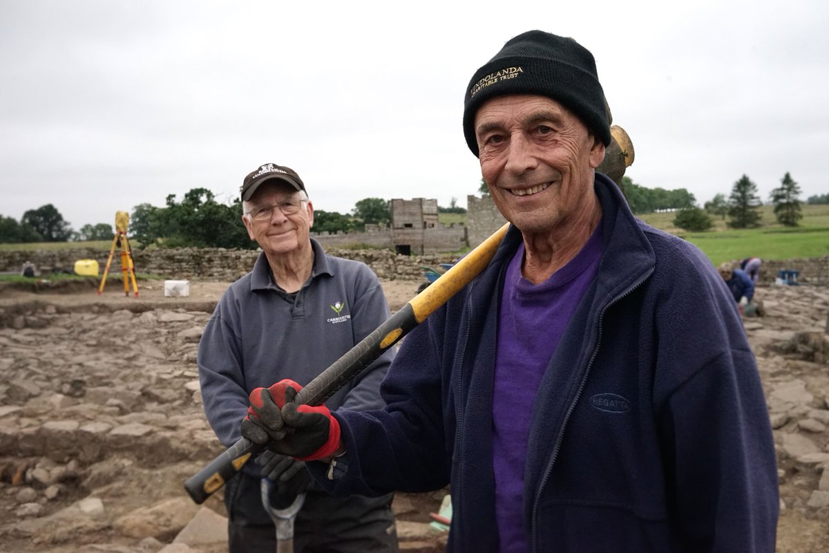 4Viewers's tweet photo. In the final episode, treasures are uncovered by archaeologists at the Roman fort Vindolanda at Hadrian's Wall and Claudia and her dog Jean gear up for the challenge of entering the annual Otterburn sheepdog trials. #ThePennines #BackboneOfBritain tonight, 7.55pm on @More4Tweets https://t.co/pYHRup0iR2