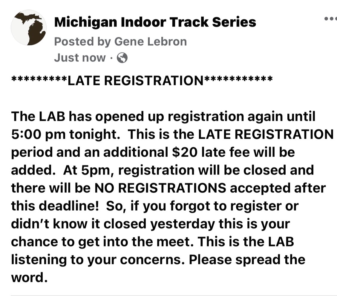 🚨🚨LATE REGISTRATION🚨🚨