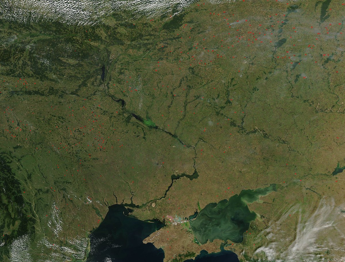 Xtina_Korp's tweet image. This is #Ukraine from space. A beautiful, fertile land with beautiful people who just want to live in peace. My heart goes to the families who are fleeing for their lives. It’s beyond frustrating that one man’s ego can disrupt life for so many innocent people. 
📷 @NASA
