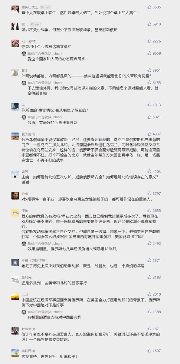 𝐋𝐢𝐧𝐠 𝐋𝐢 Chinese Public Opinion On The Conflict Obscured By The Hawkish Anti Pro Comments Posted On The Prc Social Media There S Also A Significant Amount Of Pro Pro Peace Contents