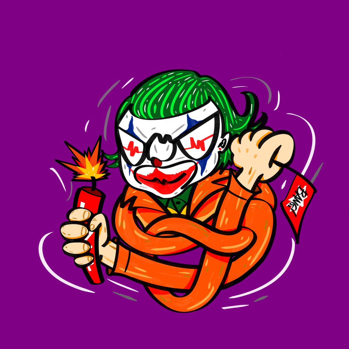 Everyone has conditions for living. 
The Knot #004 joker #NFTTHAILAND #nftart #NFT 
paras.id/token/x.paras.…