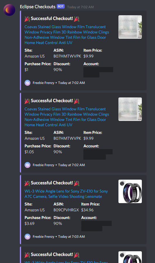 EclipseACO (@eclipse_aco) on Twitter photo Good morning🥱
Just kicking off the day with some Freebies🎉
Servers: <a href="/ArsonServers/">Arson Servers LLC</a>
Proxies: <a href="/BezosProxy/">BezosProxy</a>
Bots: <a href="/Origin_AIO/">OriginAIO</a> / <a href="/FreebieFrenzy/">Freebie Frenzy</a>
Hosting a giveaway for a few free weekly FF slots in our new discord! Feel free to come through and enter! Drawing ends at 11:00am EST 🎉 Good morning🥱
Just kicking off the day with some Freebies🎉
Servers: <a href="/ArsonServers/">Arson Servers LLC</a>
Proxies: <a href="/BezosProxy/">BezosProxy</a>
Bots: <a href="/Origin_AIO/">OriginAIO</a> / <a href="/FreebieFrenzy/">Freebie Frenzy</a>
Hosting a giveaway for a few free weekly FF slots in our new discord! Feel free to come through and enter! Drawing ends at 11:00am EST 🎉