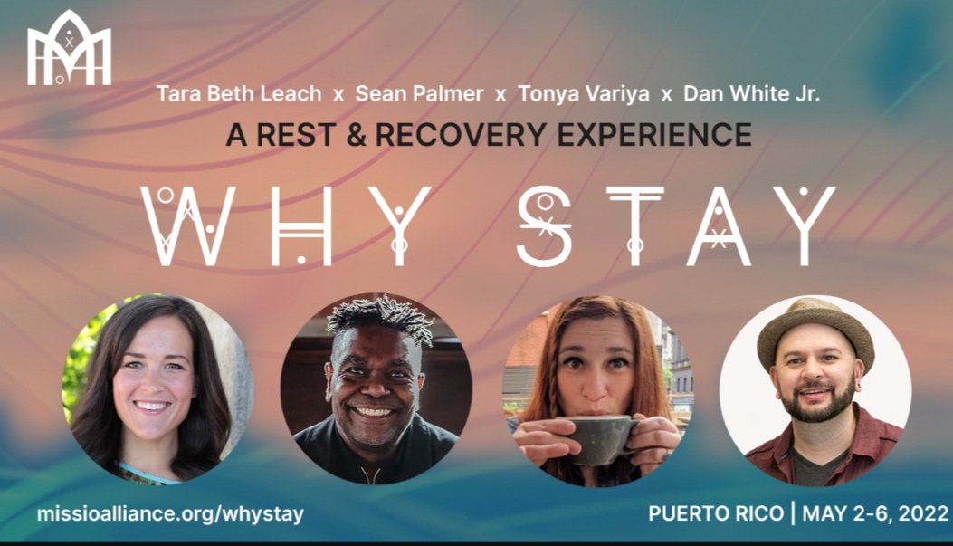 Kineo &amp; Missio Alliance have come together to create a retreat and renewal experience like no other.

4 Days to rest &amp; re-explore our call into ministry. We all come tired and even a bit traumatized by the last 2 years. 

WHY STAY | May 2-6, Puerto Rico 

missioalliance.org/whystay?utm_co…