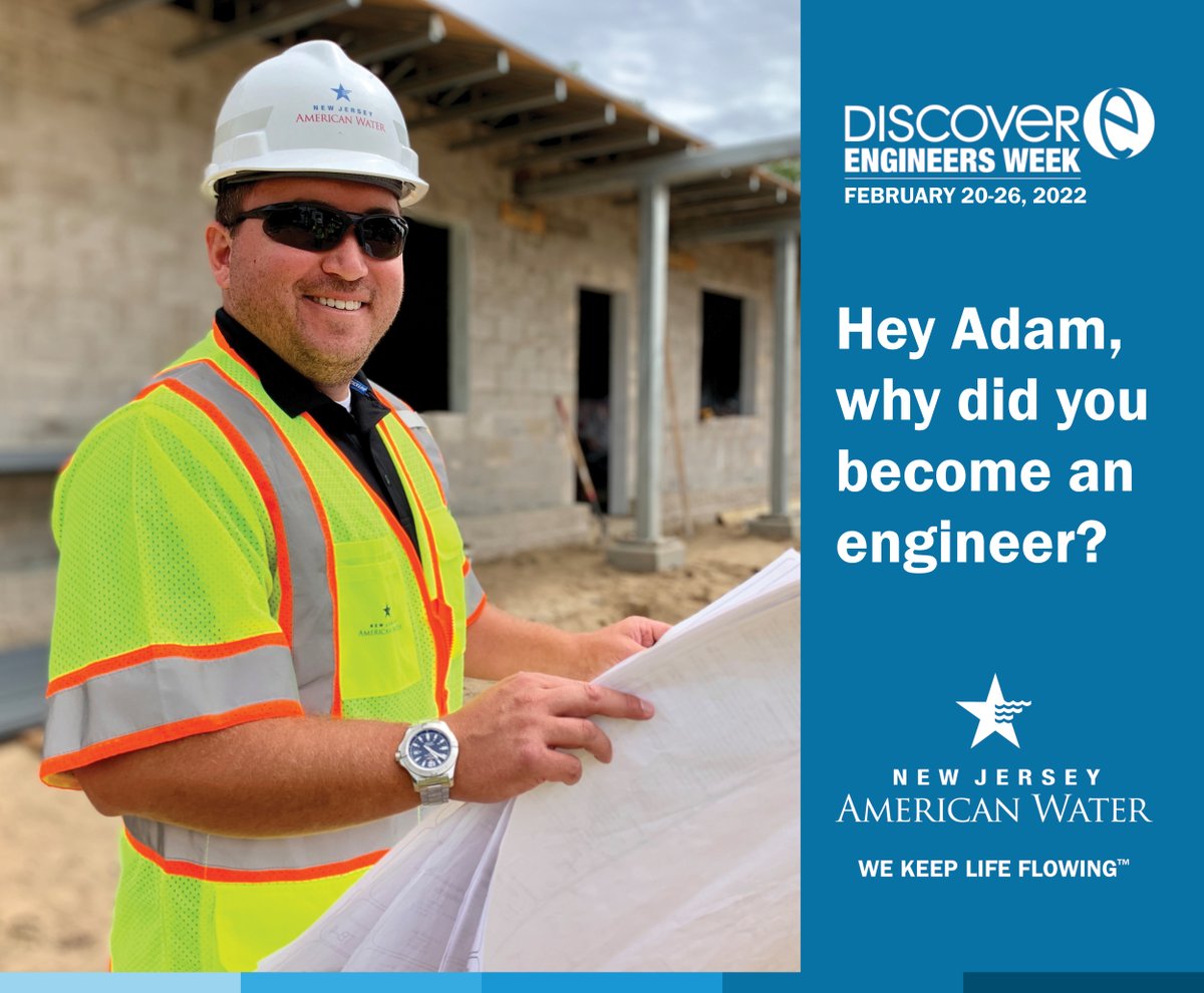 njamwater's tweet photo. We asked Adam, one of our Senior Project Engineers, why he decided to become an engineer! #DiscoverE #EWeek #EWeek2022 #EngineeringWeek #WhatEngineersDo @DiscoverEorg https://t.co/y0NWqrP3zJ