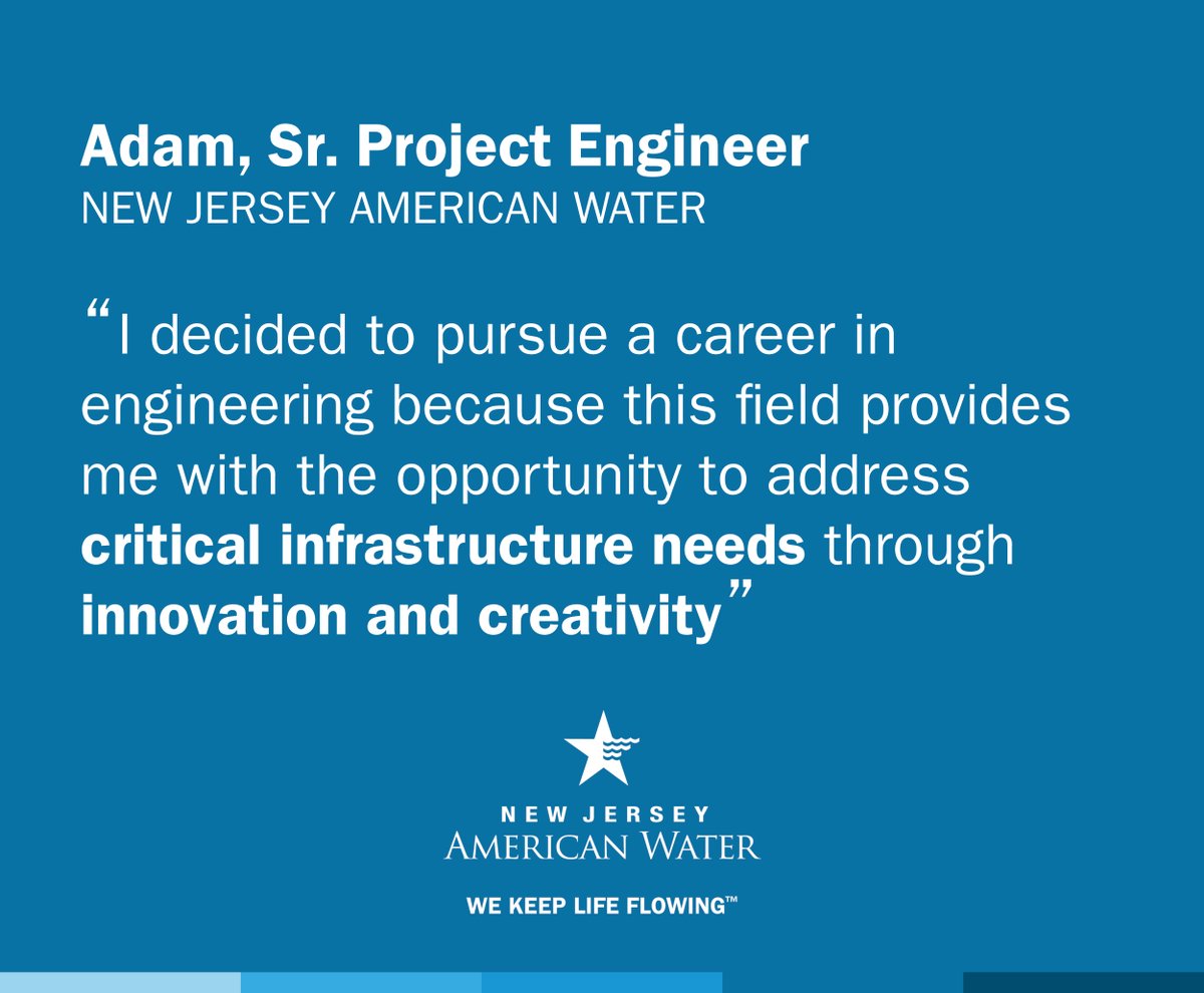njamwater's tweet photo. We asked Adam, one of our Senior Project Engineers, why he decided to become an engineer! #DiscoverE #EWeek #EWeek2022 #EngineeringWeek #WhatEngineersDo @DiscoverEorg https://t.co/y0NWqrP3zJ